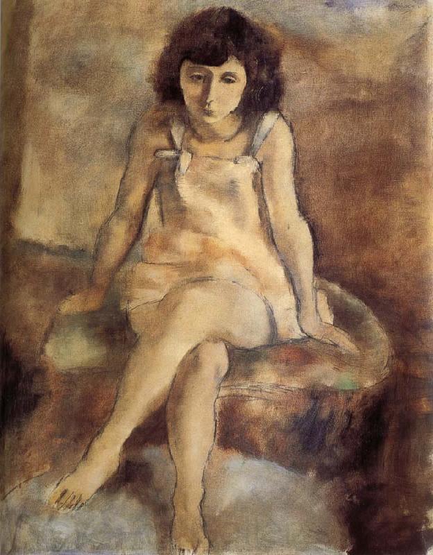 Jules Pascin Be seated lass Germany oil painting art